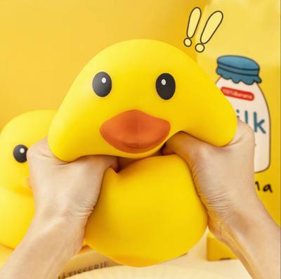 Boxed Giant Plastic Duck Jumbo Squeeze Toy Slow Rebound Unisex Children Stress-Relief Fidget Toy Bath-Time