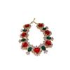 Zirconia Heart Patchwork Necklace: Retro, High-End Clavicle Chain, Unique European and American Style Jewelry.