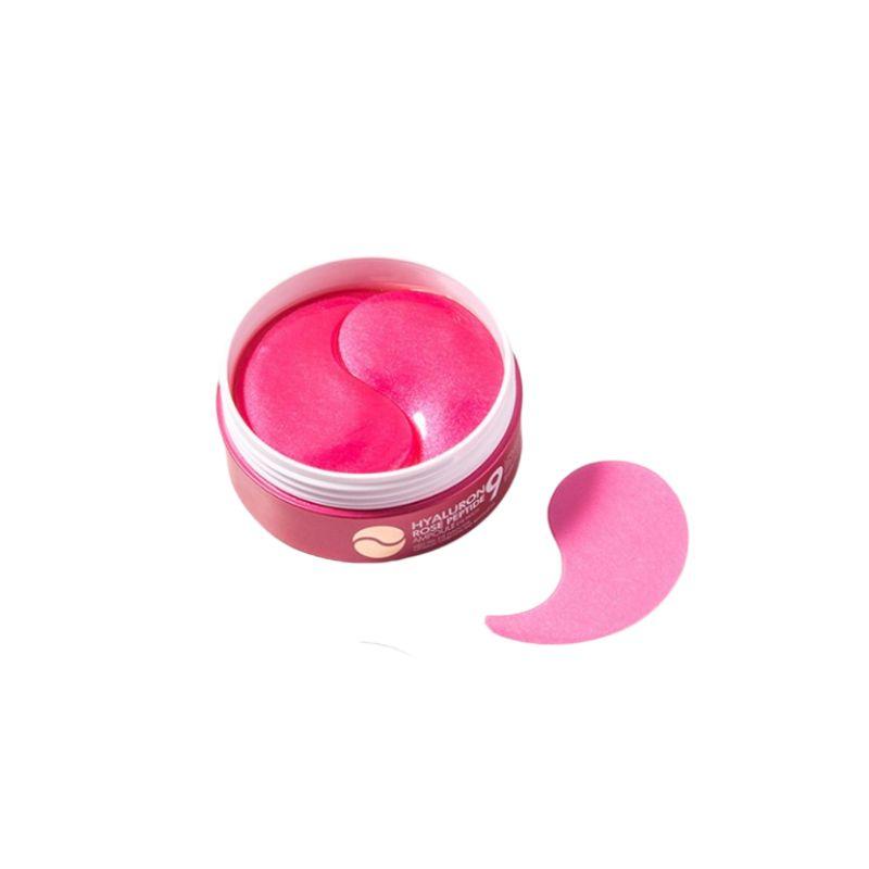 MEDI-PEEL Hyaluron Rose Protein9 Ampoule Eye Patch (60pcs) - Triple Rose & 5-Berry Complex for Radiant, Vitalized & Elastic Eye Care
