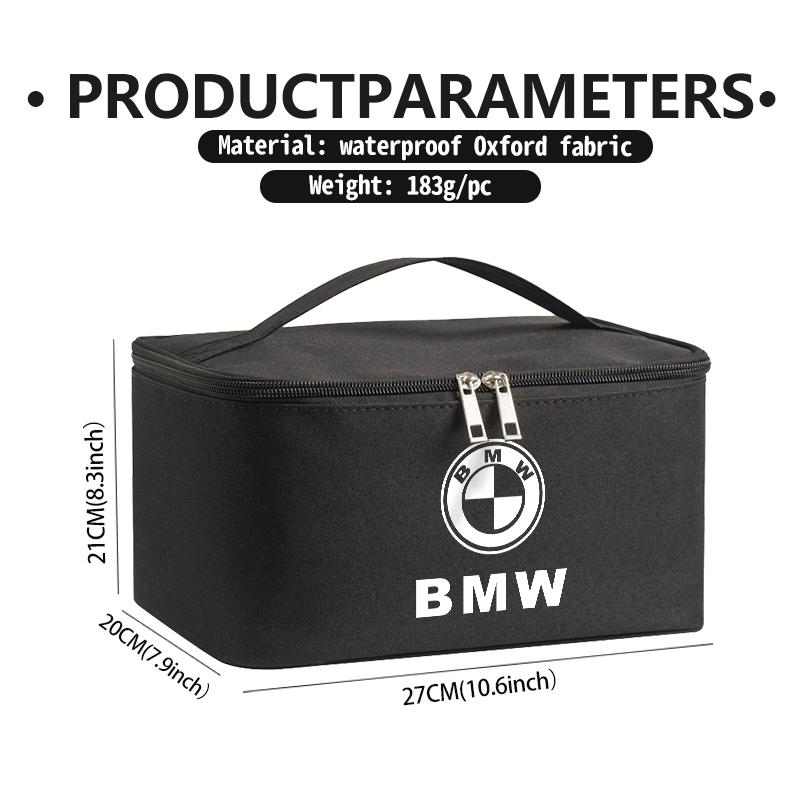 Car Travel Portable Toiletries Cosmetic Separation Storage Bag For BMW M Sport M2 M3 M4 M5 M6 E46 E90 E60 F10 F20 E87 X3 X6