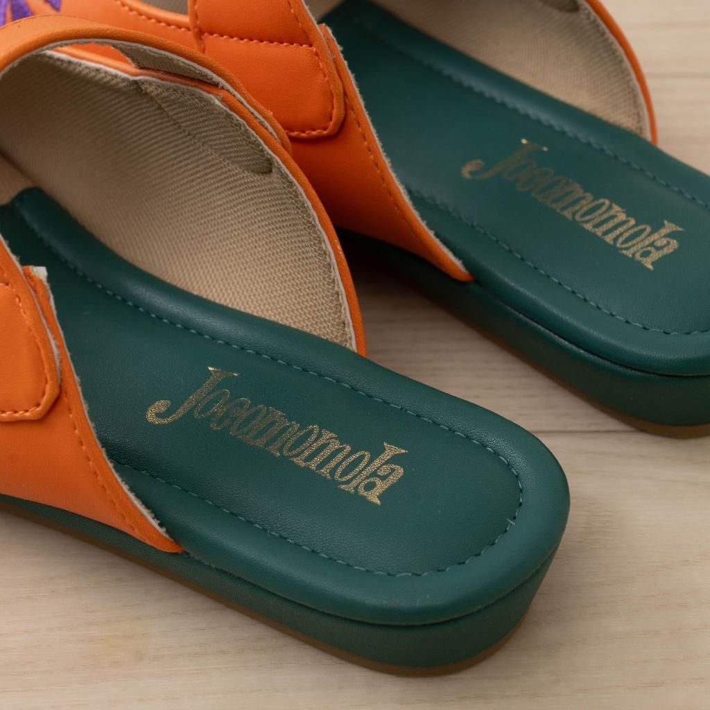 Hokomomola Senko Petalo Outdoor Size L 47167 Sandals, (approx. 23.5-24cm), Orange,