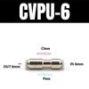 Pneumatic One-way Non Return Check Valve Original Replacement Straight Control CVPU AKH Non Return Plastic Check Car Pressure Regulators 5