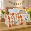 1pc Cute Decorative Easter Tissue Box - Bunny Painted Egg Tissue Paper Box for Car, Office - Decorative Napkin Case with Organize The Tissues. for Liv