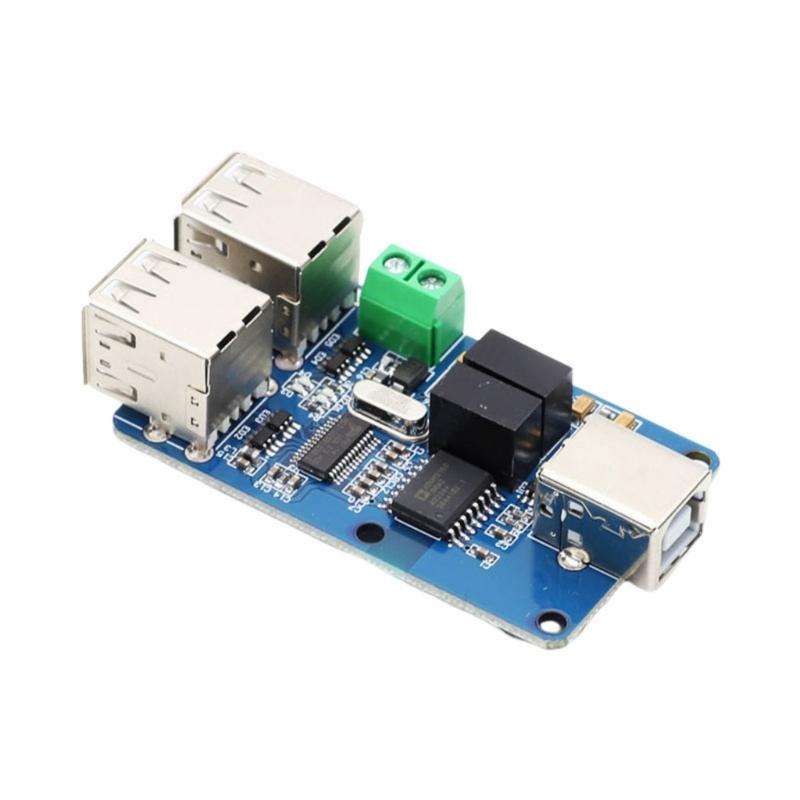 

Industrial 4Channel USB Isolation Board Isolator Module Compatible for USB2.0 Devices and High Voltages Environment 1