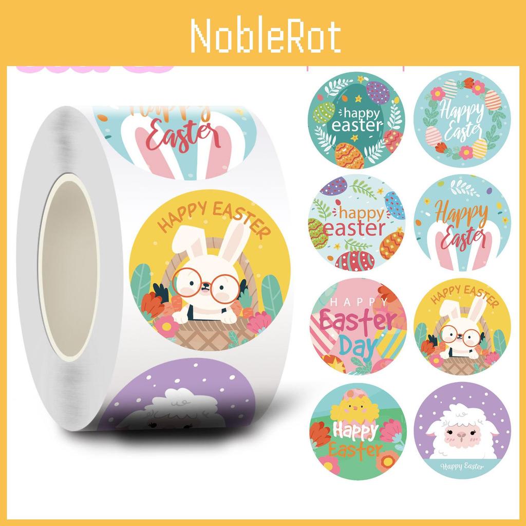 Xh019 Bunte Ostereier Hase Huhn Geschenkumschlag Aufkleber Für Kinder Bastelarbeiten