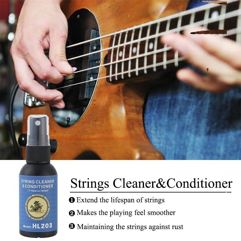 Guitar Cleaning Integrated Lemon Oil Polishing Guitar String Cleaning Used for Guitar Cleaning and Instrument Maintenance
