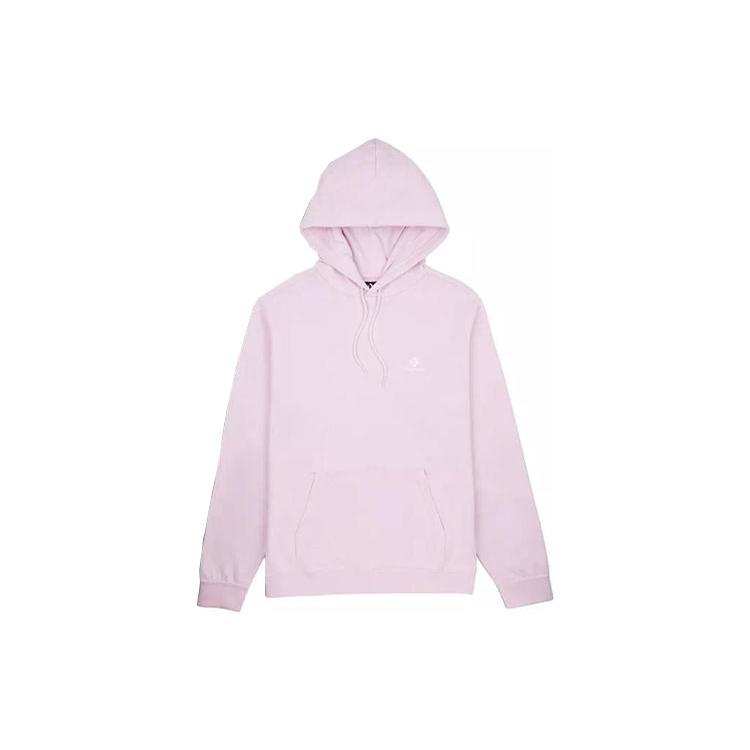 Толстовки Converse Унисекс Розовые С капюшоном Умеренный Обычный 10023874-A10 XXL