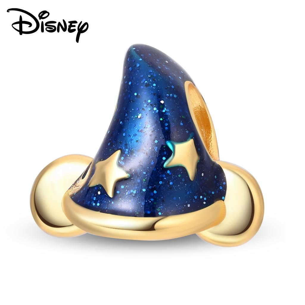 Disney 925 Silber Winnie Puuh Kürbiswagen und Minnie Anhänger Perlen Geeignet für DIY Armband Kann an Familie und Freunde verschenkt werden