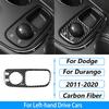 For Dodge Durango 2011-2020 Carbon Fiber Center Console Gear Shift Air Outlet AC CD Window Lift Trim Set Car Accessories Sticker