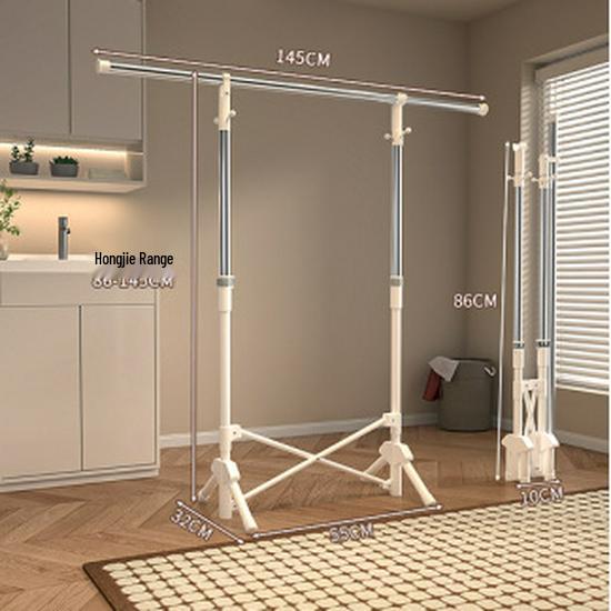 Collapsible Indoor Clothes Drying Rack for Bedroom or Balcony