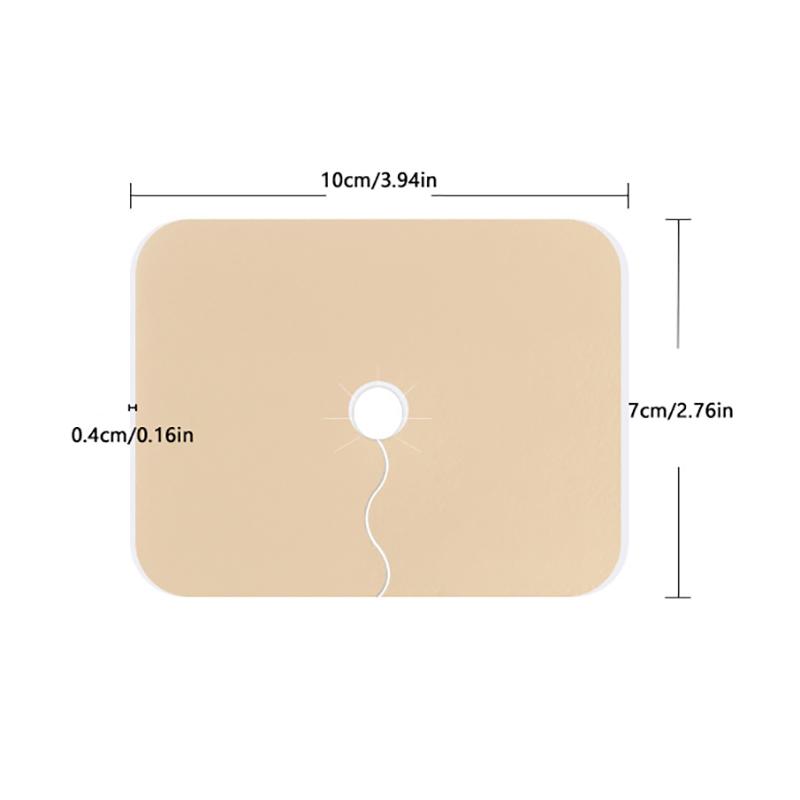 1 buc cateter traheal medical ultra-moale fixare traheotomie tub curea burete moale gât suport traheostomie burete fix pad