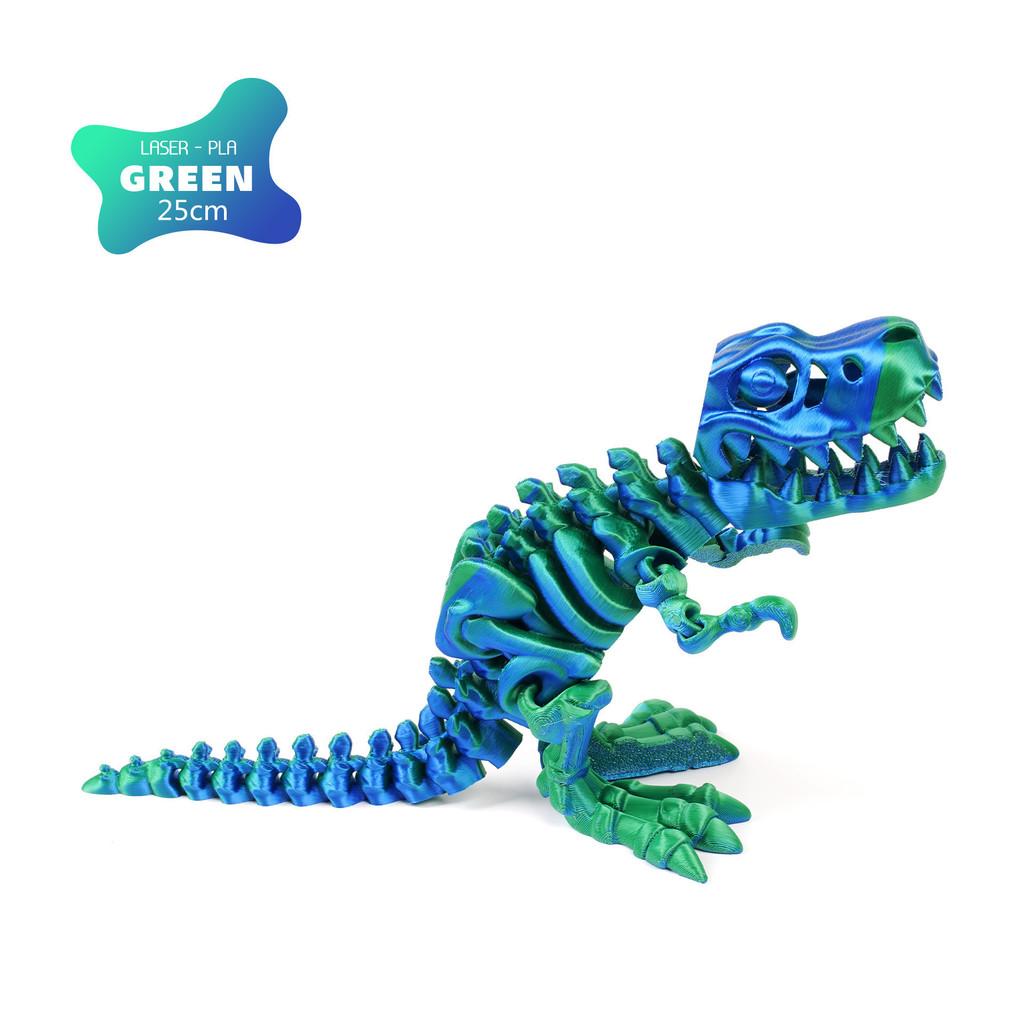 Creative 3D Printing of Tyrannosaurus Rex Ornaments Deformed Skeleton Toys Gear Balls Stress Reducing Crafts Home Car Decoration Gifts