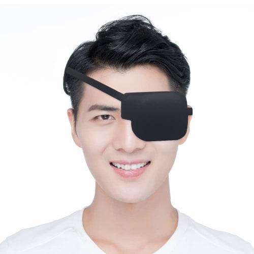 

Adjustable Eye Mask for One Eye, Eye Patch for Amblyopia, Strabismus, and Vision Training, Blindfold, Light Blocking, 2 Pieces (Left Eye, 2 Pieces)