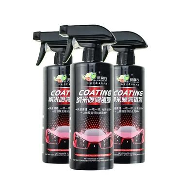 Premium 10H Ceramic Coating for Cars - Crystal Liquid Hydrophobic Coating, Nano Glass Plated, Waterproof Film and Polishing