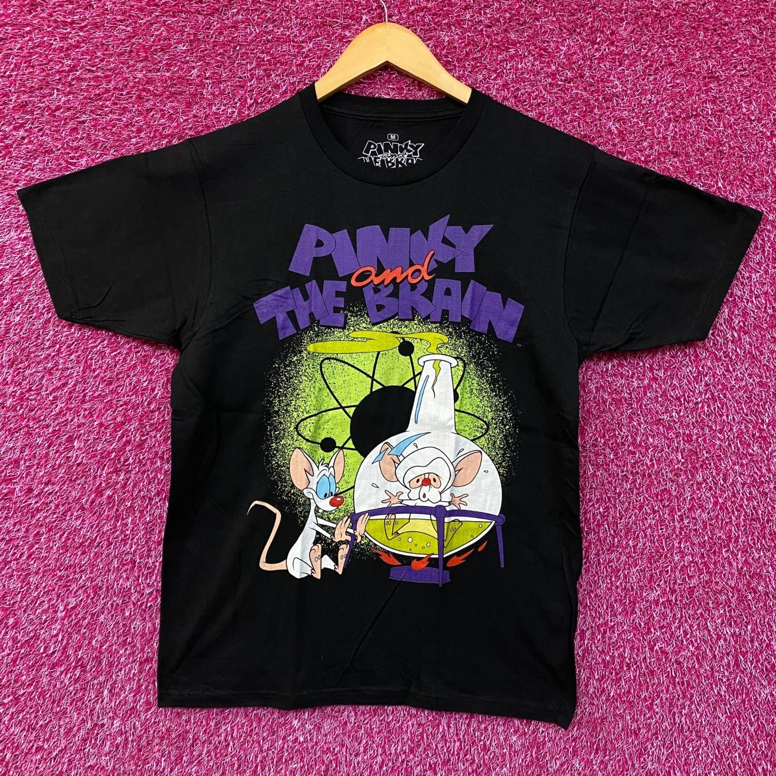 Pinky and The Brain Cooked Brain Cartoon T-Shirt Medium S