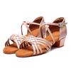 Fashion Leather-uped Dancing Shoes  Adult Girls Latin Dancing Shoes High Heels 3.5cm White, Pink, Black Soft Soles for Practice Shoes