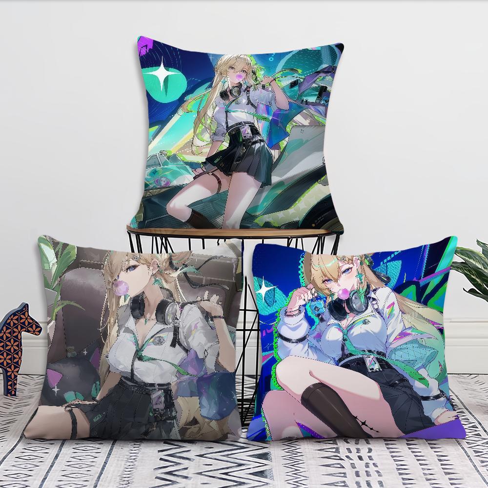 Game Wuthering Waves LYNAE cushion cover Pillow Cover Decoration Room Home Sofa living Office Car Nordic Simplicity