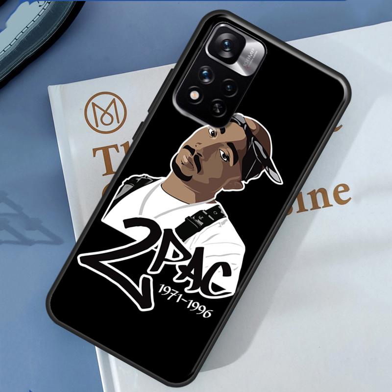 Rapper 2pac Sänger Tupac Hülle Für Xiaomi Redmi 14C 13C 10C 12C Redmi Note 13 14 Pro 12 11 9 10 9S 10S 11S 12S Abdeckung