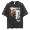 Christian Summer Womens Washed T Shirt Loose Version Casual T Shirt Cotton Christian Vintage T Shirt YK Harajuku Style Unisex