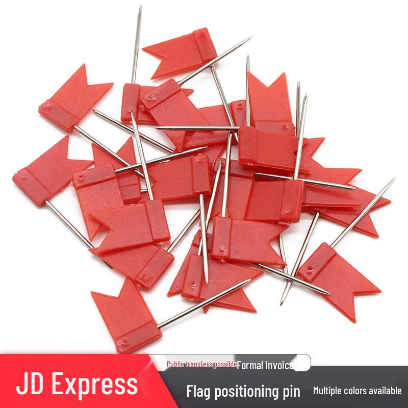 Topographic Map Flag Pins