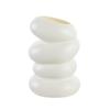 Plastic Vase Home for Decoration White Imitation Ceramic Flower Pot Plants Basket Nordic Wedding Decorative Dining Table Bedroom