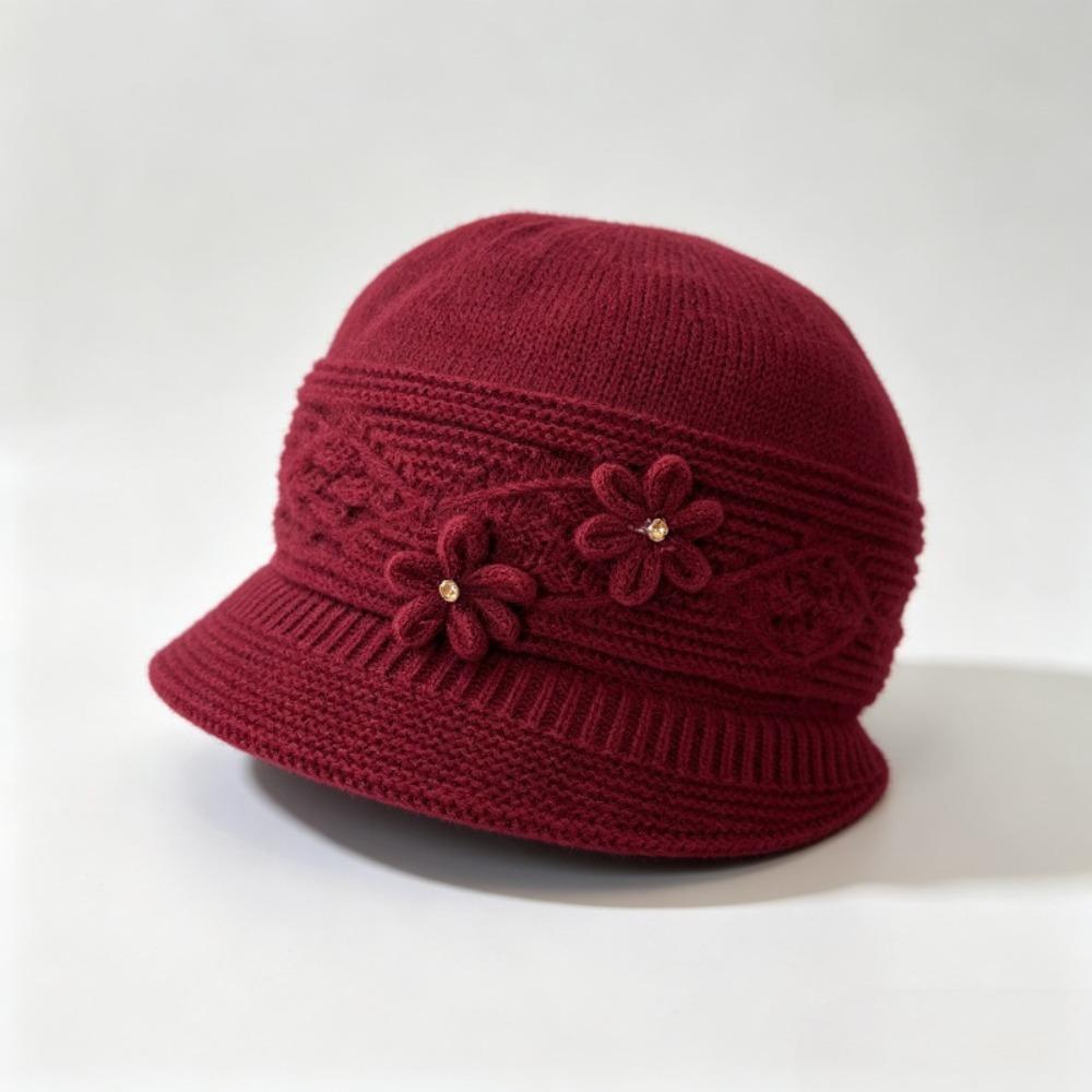 Thickened Winter Bucket Hat Windproof Knitted Beanie Gift Ready Fisherman Hat  Walking