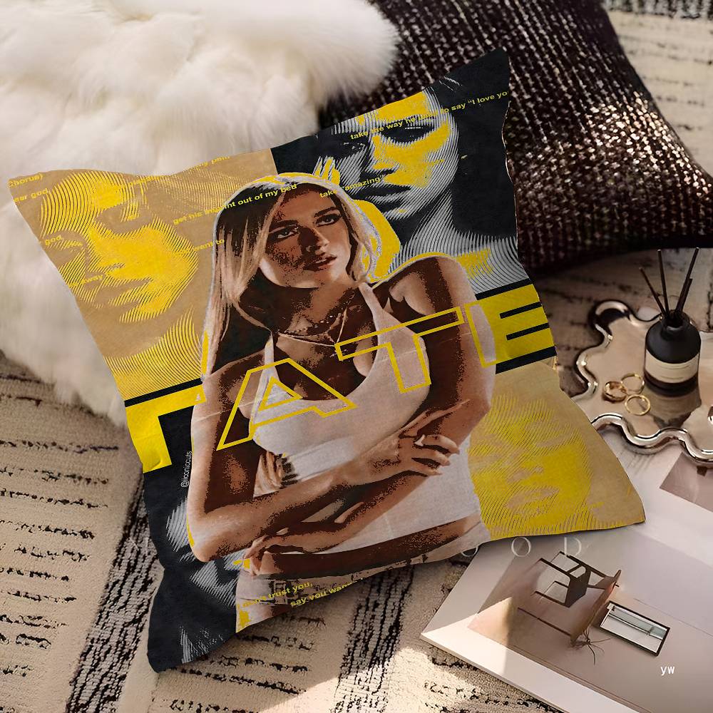 Tate M-McRae Singer Pillow Cushion Cover Pillowcase Living Room Sofa Home Decor Customized