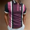 Summer Casual Top, Fashionable and High-quality Zipper Pullover, Men's Clothing