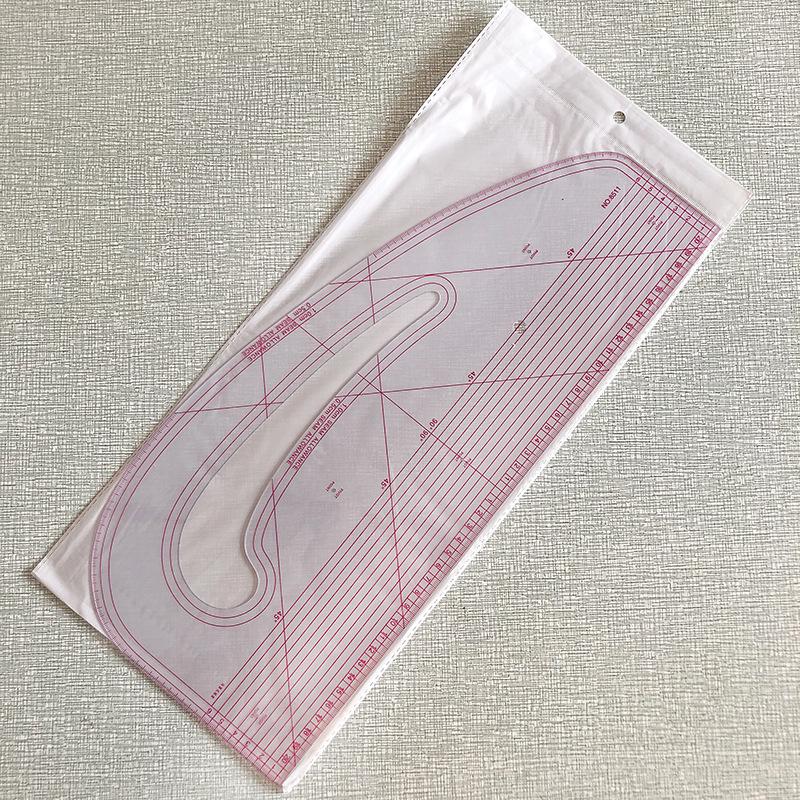 Multi-Functional Curve & Straight Ruler for Professional Pattern Making, Grading, and Cutting in Sewing 8511 Large Clothing Ruler