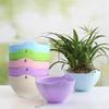 Garden Supplies Plastic Thickened Resin Flower Pot Hanging Type Hanging Flower Plant Pot Chain Basket Planter Holder Accessories