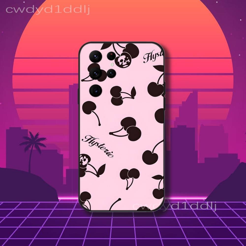 

H-Hysteric-S Girl G-Glamour Phone Case For Samsung S10,S21,FE,S21 ,S26,S25,S24,S23,Ultra,S9,S22,Plus Black Shell Cover Samsung S26Plus