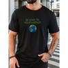 Men Pattern Summer Casual Crew Neck Short T-shirt
