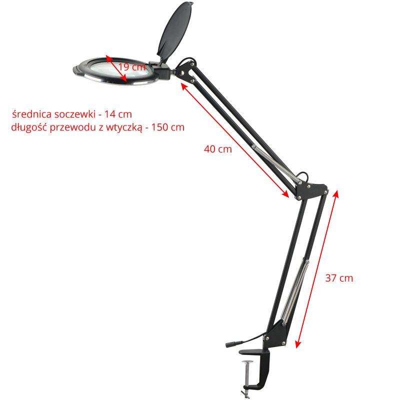 Lampa Lupa Led Glow Moonlight 8013/6" Black Do Blatu