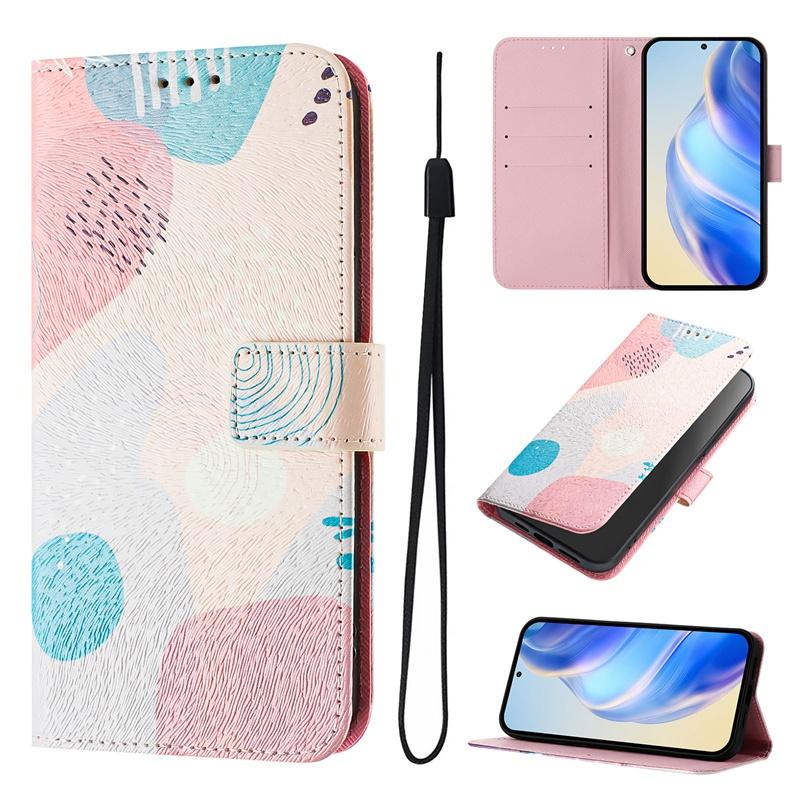 For Realme 10 13 14 Pro Plus 4G 5G Painted Case Leather Wallet Card Slots Flip Cover Cellphone Casing Shell