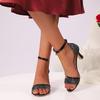 Fashion Women High Heels Sandals 2025 New Designer Luxury Sandals Comfortable Open Toed Thin Heels Sandals Fashion Party Shoes for Women