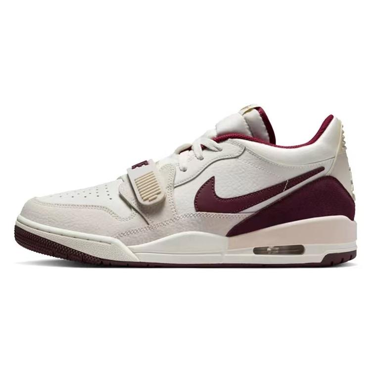Jordan Legacy 312 Abrasion Resistant Slip Resistant Low top Vintage Basketball Shoes Men's Beige Brown IB4712-161(Team181-)