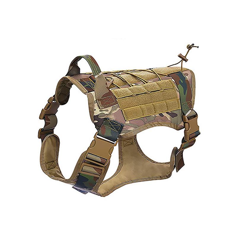 Outdoor tactical dog clothes, dog leash, dog vest, dog collar set, explosion-proof impact design