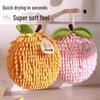Festive Chenille Fruit Design Quick-Dry Absorbent Hand Towel