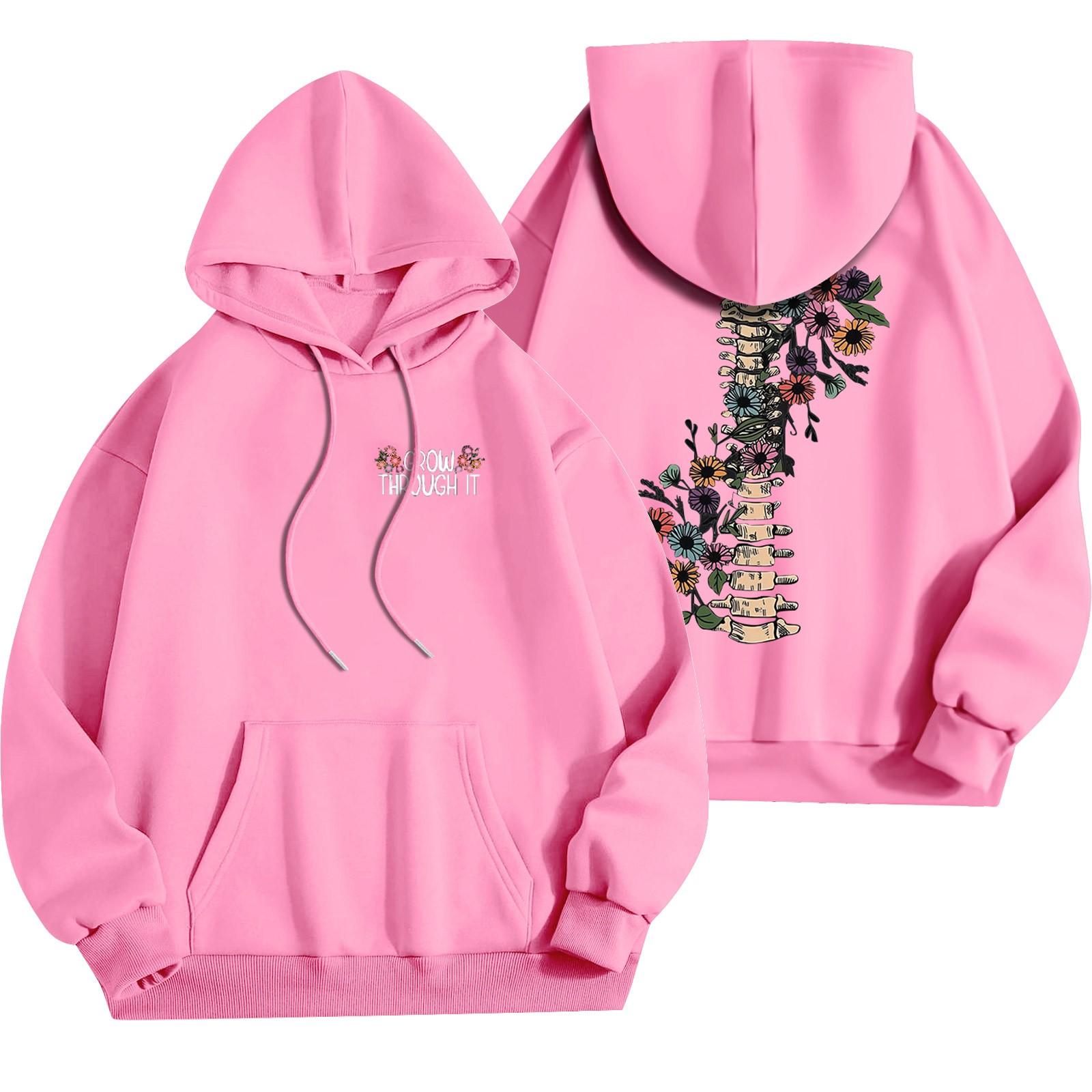 Женский модный легкий свитер с длинными рукавами и карманами с цветочным принтом XL жёлтый — фото 3