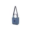 MLB 24FW New York Yankees Simple Large Logo Large Capacity Faux Leather Tote Bag Unisex Tote Bag Denim-Blue 3AORS884N-50INS-INDIGO