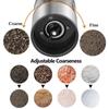 Stainless Steel Electric Salt and Pepper Mill Set Automatic Herb Spice Grinder Adjustable Coarseness Gifts Kitchen Gadget