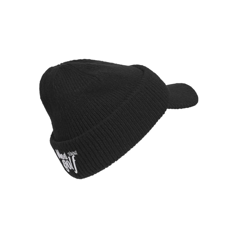 Adidas Golf Graphic Brim Knit Black COLD.RDY Beanie, Men's,