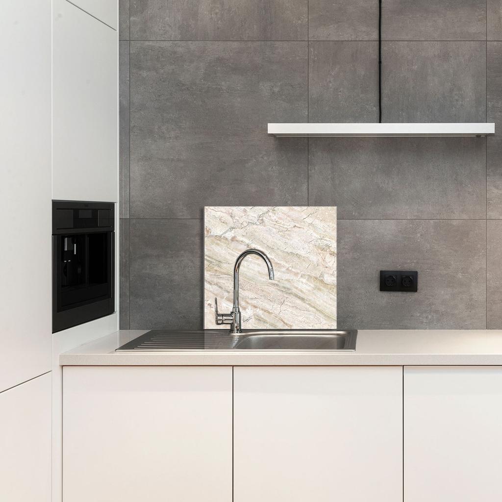 PANNELLO IN VETRO PER CUCINA 65x60 Marmo