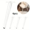 4pcs 10cm Metal TV Cabinet Feet Luxury Sofa Feet Oblique Cone Coffee Table Legs Furniture Support Legs Bathroom Cabinet Feet