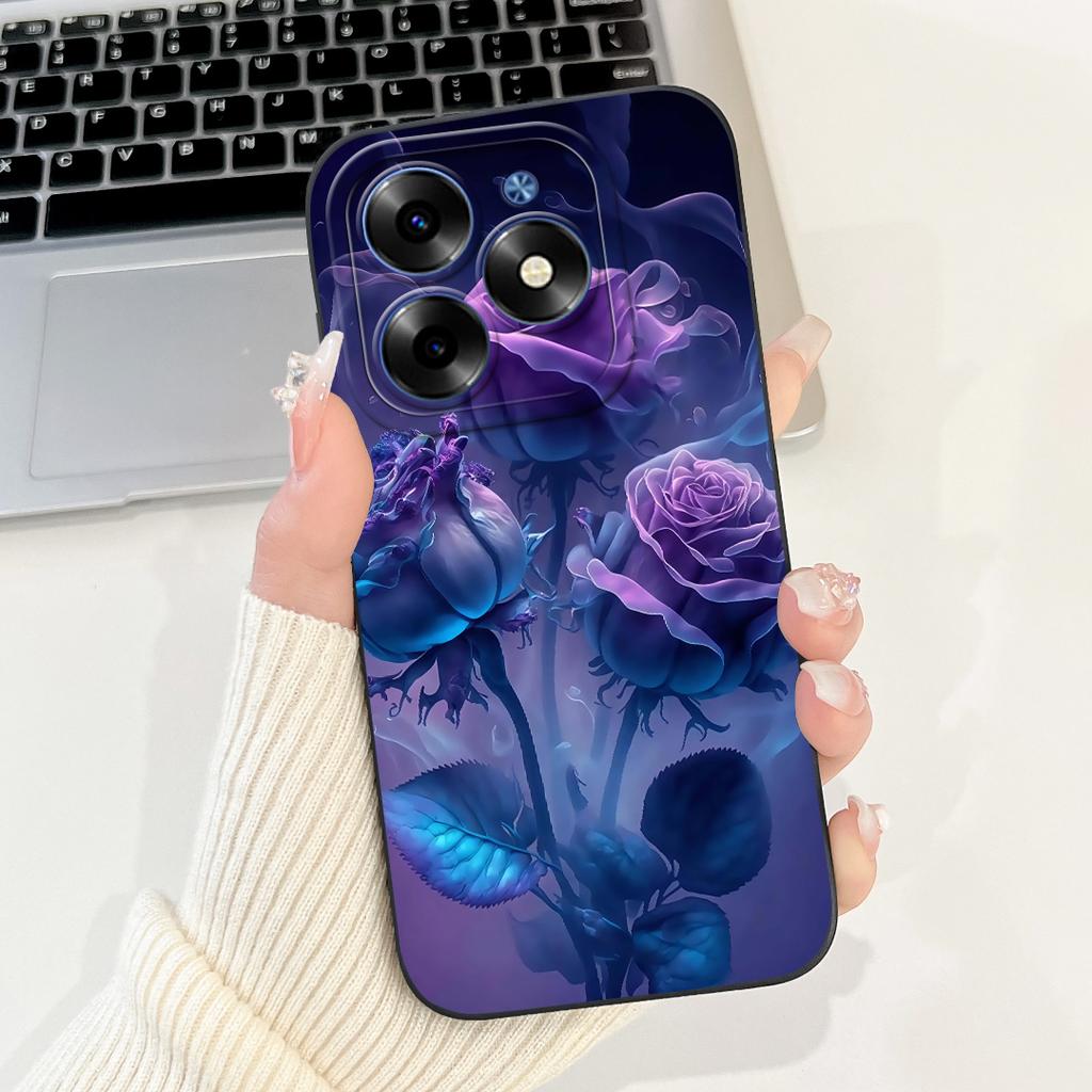 For Infinix Hot 40 Pro Case X6837 Fashion Cat Cartoon Cover Soft Silicone Phone Case For Infinix Hot 40i Hot40 Pro Hot40i Fundas