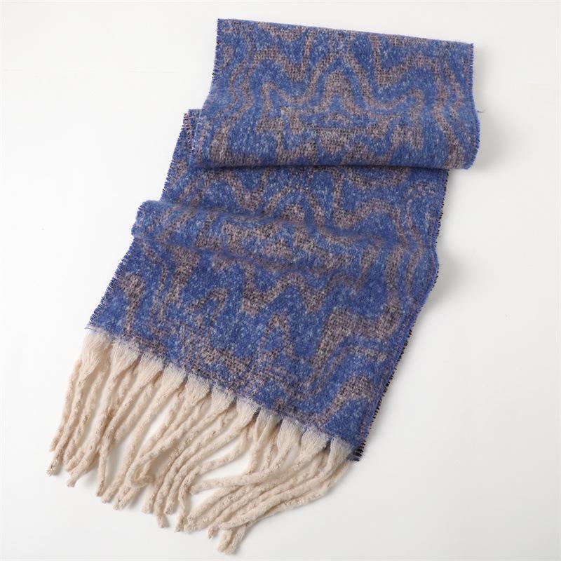 42*220Cm High Quality Winter Women Warm Scarf Imitation Cashmere Thicken Shawl Outdoor Travel Pashmina Neckerchief Foulard