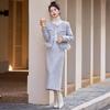 Women's French Chic Winter 2026 Down Skirt Set – Lightweight Luxury Two-Piece