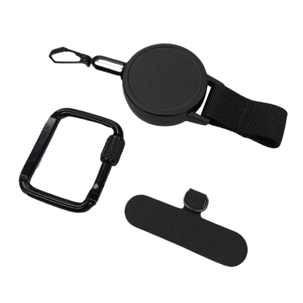 

Retractable Phone Tether Anti-Theft Phone Tether Phone Lanyard Tether Cellphone Tab Strap Cellphone Lanyard Strap with Belt Clip чорний
