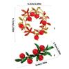 Lightweight Alloy Cranberry Brooch Fashion Accessory Pin For Everyday Wear And Stylish Occasions With Lasting Shine