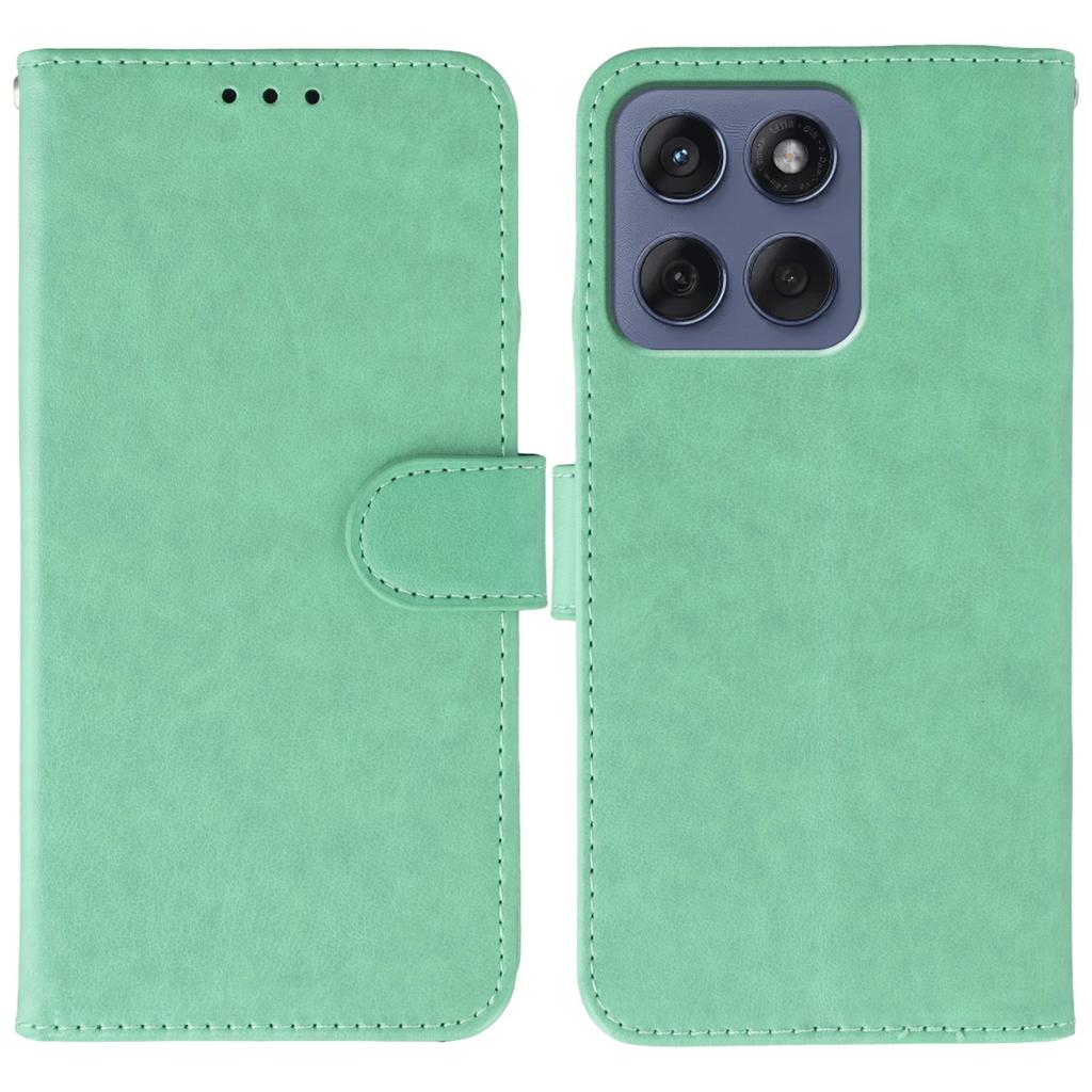 For Motorola Edge 60 Fusion 5G Case PU Leather Flip Wallet Phone Cover with Strap
